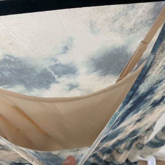 Sheer tie-dye dress - Picture 2 of 3